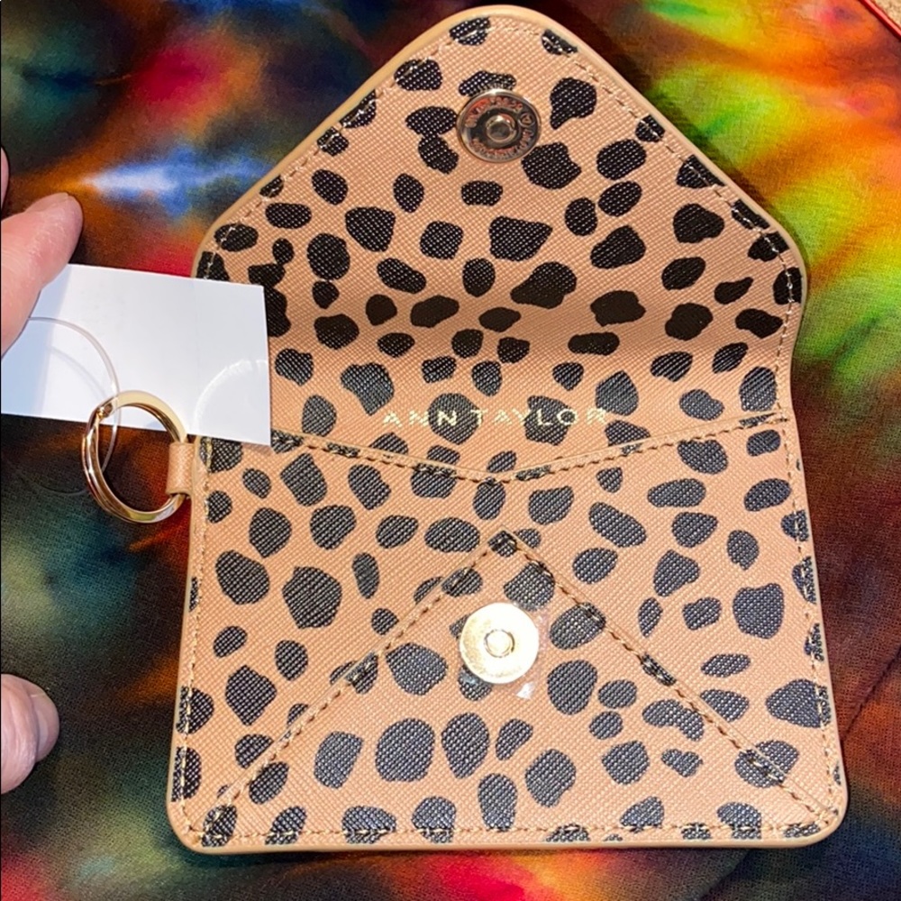 CHEETAH PRINT KEY RING POUCH - Picture 2 of 3